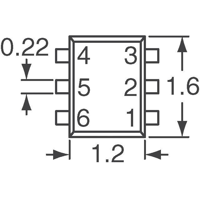 EMX4T2R Rohm Semiconductor  Transistors - Bipolar (BJT) - Arrays